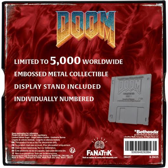 Doom: Doom Eternal Replica Floppy Disc Limited Edition