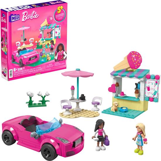 Barbie: Convertible & Ice Cream Stand MEGA Construction Set