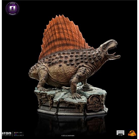 Jurassic Park & World: Dimetrodon Art Scale Statue 1/10 19 cm