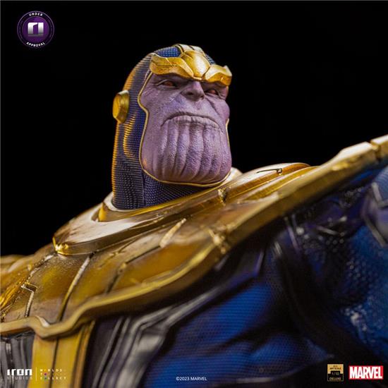 Avengers: Thanos Infinity Gaunlet Diorama Marvel Deluxe BDS Art Scale Statue 1/10 42 cm