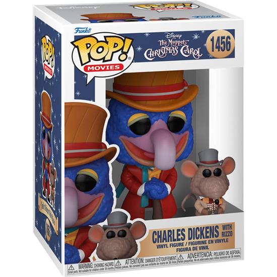 Muppet Show: Charles Dickens (Gonzo) w/Rizzo POP! Movies Vinyl Figur (#1456)