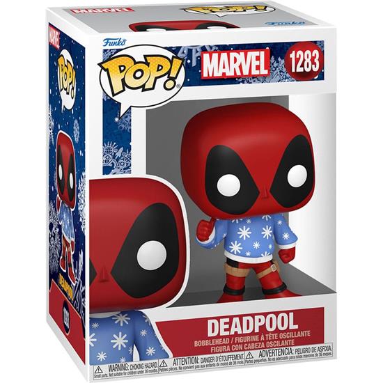 Deadpool: Deadpool i julesweater POP! Holiday Vinyl Figur (#1283)