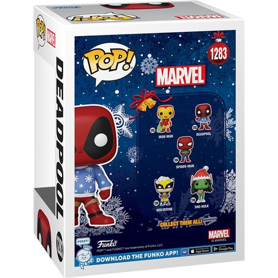 Deadpool: Deadpool i julesweater POP! Holiday Vinyl Figur (#1283)