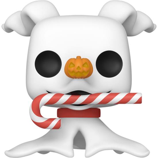 Nightmare Before Christmas: Zero w/Candy Cane POP! Disney Vinyl Figur (#1384)