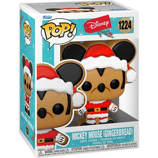 Jul: Mickey Mouse Gingerbread POP! Holiday Vinyl Figur (#1224)