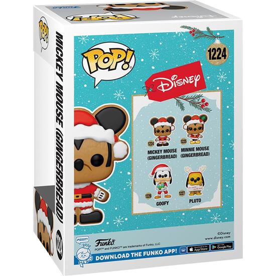Disney: Mickey Mouse Gingerbread POP! Holiday Vinyl Figur (#1224)