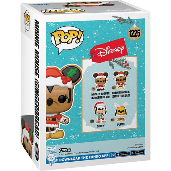 Disney: Minnie Mouse Gingerbread POP! Holiday Vinyl Figur (#1225)