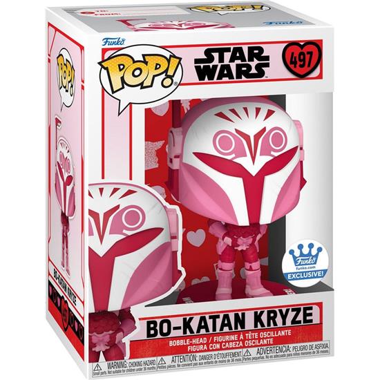 Star Wars: Bo Katan Kryze POP! Valentines Vinyl Figur (#497)