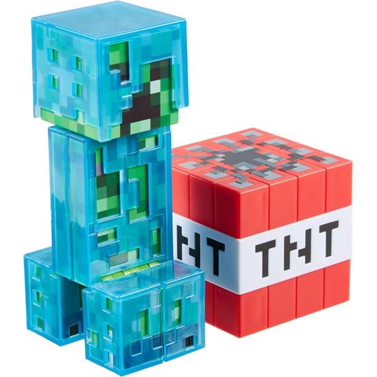 Minecraft: Creeper Diamond Level Action Figure 14 cm