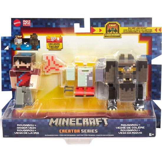 Minecraft: Rugarou & Anger Vein Creator Series Action Figure Expansion Pack 8 cm