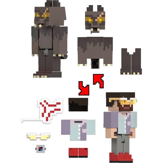 Minecraft: Rugarou & Anger Vein Creator Series Action Figure Expansion Pack 8 cm