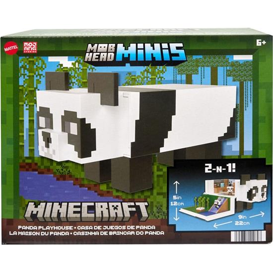 Minecraft: Panda Playhouse Mob Head Minis Playset