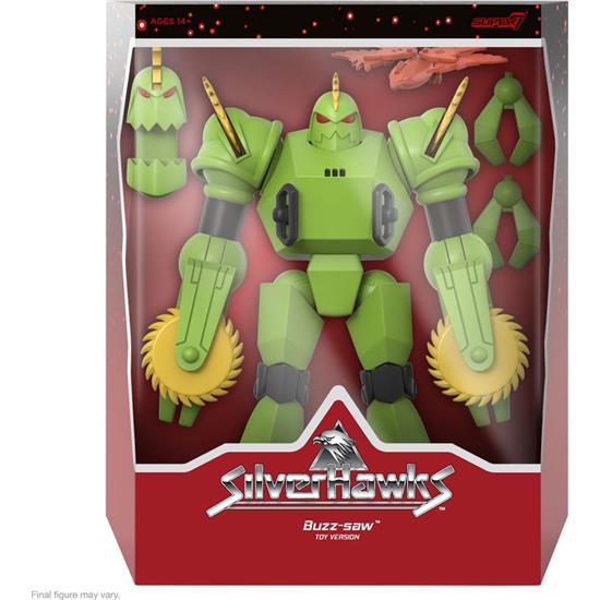 SilverHawks: Buzz-Saw (Toy Version) Ultimates Action Figure 18 cm