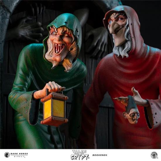 Tales from the Crypt: Crypt-Keeper, Vault-Keeper & The Old Witch Bogstøtter 21 cm