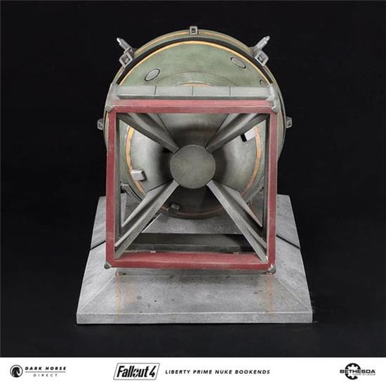 Fallout: Liberty Prime Nuke Bomb Statue / Bogstøtte 17 cm