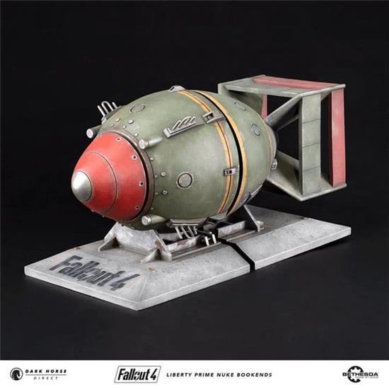 Fallout: Liberty Prime Nuke Bomb Statue / Bogstøtte 17 cm