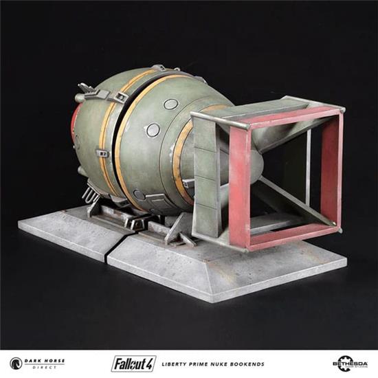 Fallout: Liberty Prime Nuke Bomb Statue / Bogstøtte 17 cm