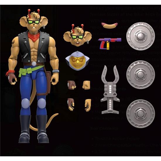 Biker Mice From Mars: Throttle Action Figure 18 cm