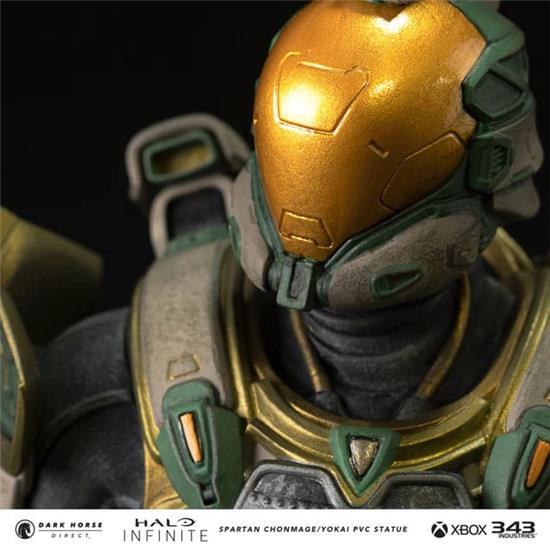 Halo: Spartan Chonmage/Yokai Statue 25 cm