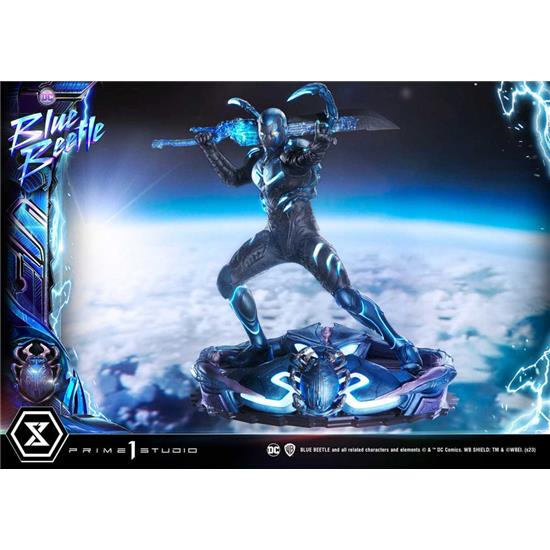 Blue Beetle: Blue Beetle Deluxe Version Museum Masterline Series Statue 1/3 66 cm