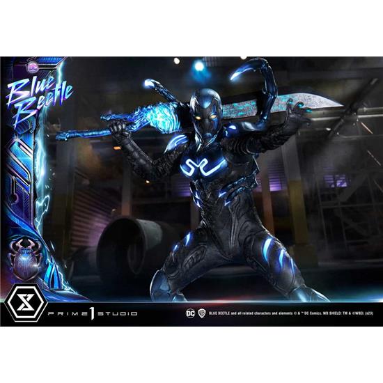 Blue Beetle: Blue Beetle Deluxe Version Museum Masterline Series Statue 1/3 66 cm