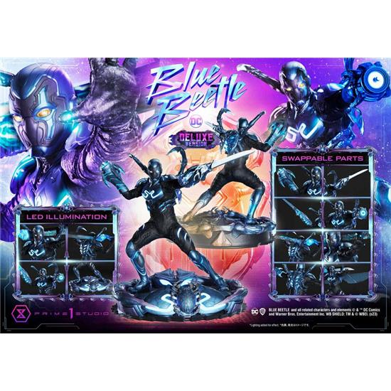 Blue Beetle: Blue Beetle Deluxe Version Museum Masterline Series Statue 1/3 66 cm