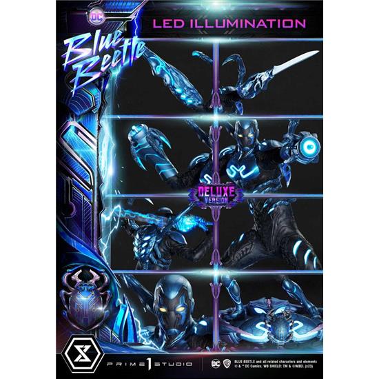 Blue Beetle: Blue Beetle Deluxe Version Museum Masterline Series Statue 1/3 66 cm