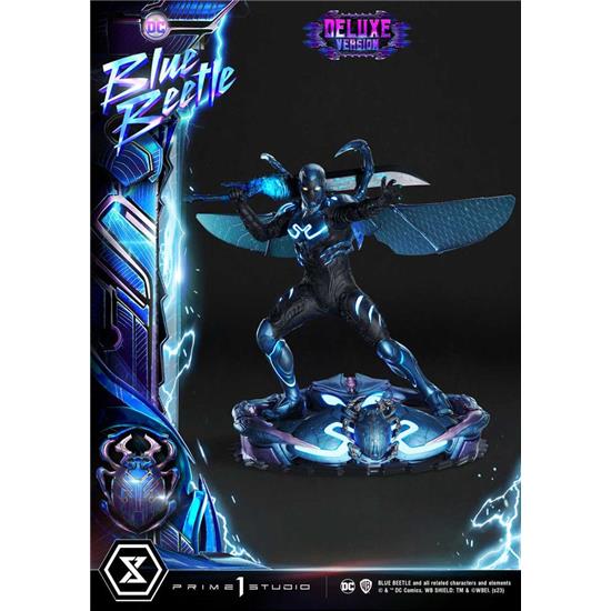 Blue Beetle: Blue Beetle Deluxe Version Museum Masterline Series Statue 1/3 66 cm