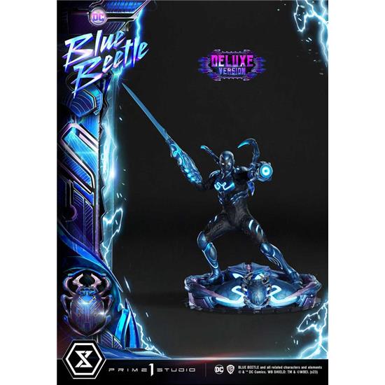 Blue Beetle: Blue Beetle Deluxe Version Museum Masterline Series Statue 1/3 66 cm