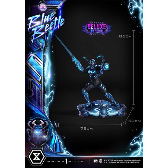 Blue Beetle: Blue Beetle Deluxe Version Museum Masterline Series Statue 1/3 66 cm