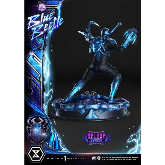 Blue Beetle: Blue Beetle Deluxe Version Museum Masterline Series Statue 1/3 66 cm