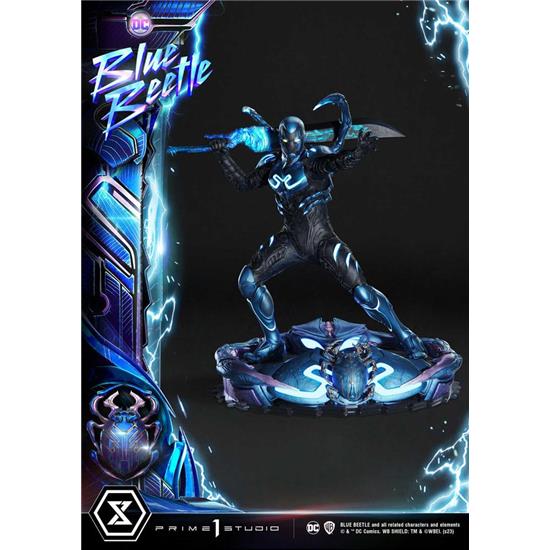 Blue Beetle: Blue Beetle Deluxe Version Museum Masterline Series Statue 1/3 66 cm
