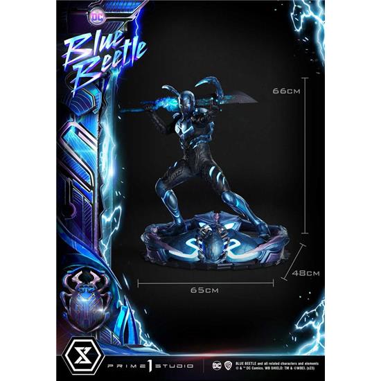 Blue Beetle: Blue Beetle Deluxe Version Museum Masterline Series Statue 1/3 66 cm
