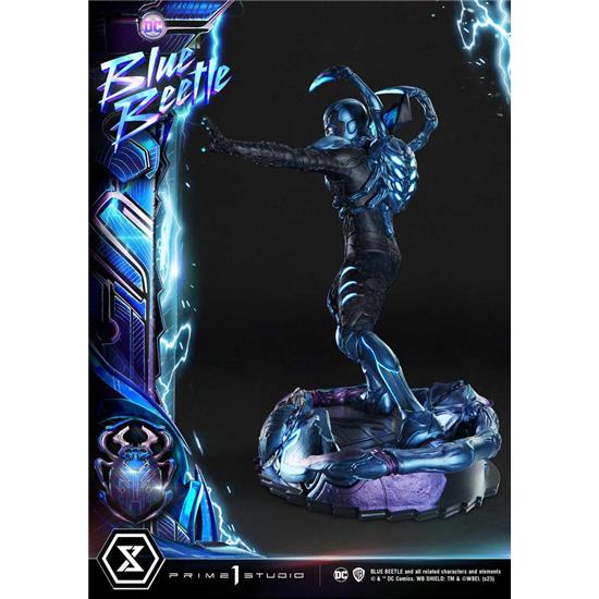Blue Beetle: Blue Beetle Deluxe Version Museum Masterline Series Statue 1/3 66 cm