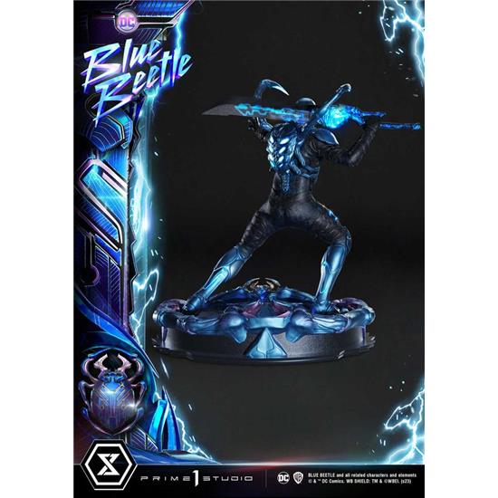 Blue Beetle: Blue Beetle Deluxe Version Museum Masterline Series Statue 1/3 66 cm