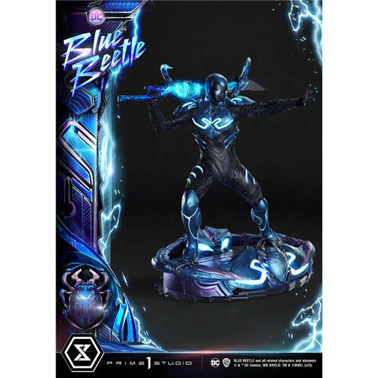 Blue Beetle: Blue Beetle Deluxe Version Museum Masterline Series Statue 1/3 66 cm
