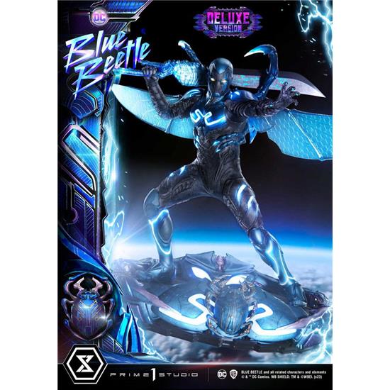 Blue Beetle: Blue Beetle Deluxe Version Museum Masterline Series Statue 1/3 66 cm