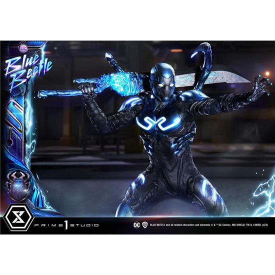 Blue Beetle: Blue Beetle Deluxe Version Museum Masterline Series Statue 1/3 66 cm