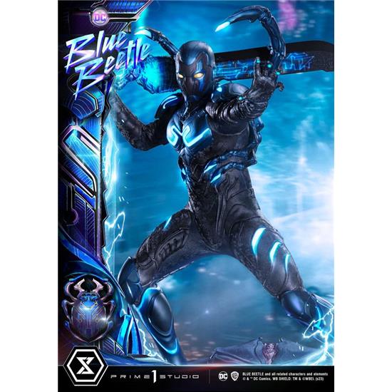Blue Beetle: Blue Beetle Deluxe Version Museum Masterline Series Statue 1/3 66 cm