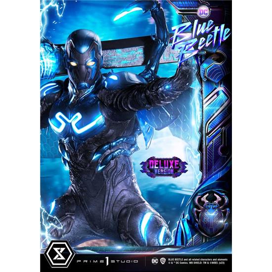Blue Beetle: Blue Beetle Deluxe Version Museum Masterline Series Statue 1/3 66 cm