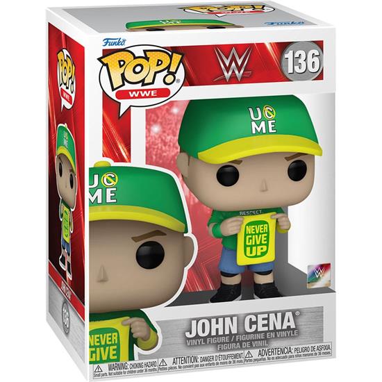 Wrestling: John Cena (Never Give Up) POP! WWE Vinyl Figur (#136)