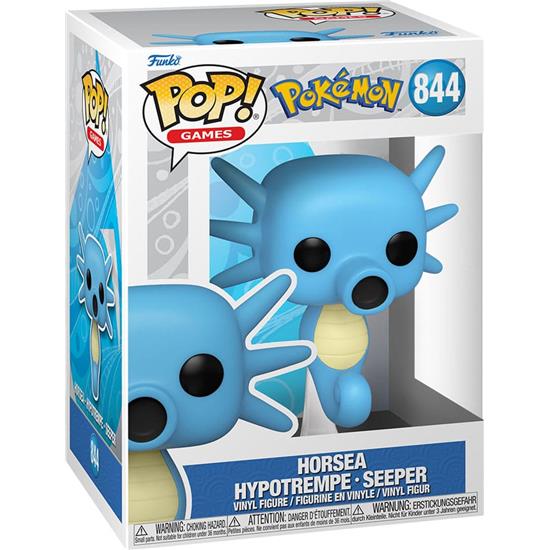 Pokémon: Horsea POP! Games Vinyl Figur (#844)