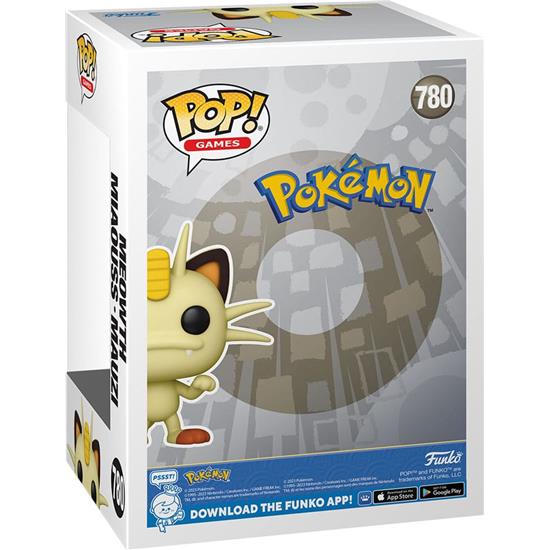 Pokémon: Meowth POP! Games Vinyl Figur (#780)