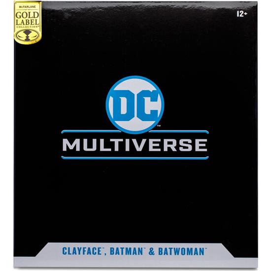 DC Comics: Clayface, Batman & Batwoman (Gold Label) Action Figures 3-pack 18 cm