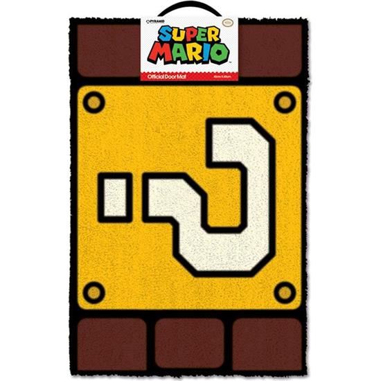 Super Mario Bros.: Question Mark Block Dørmåtte 40 x 60 cm