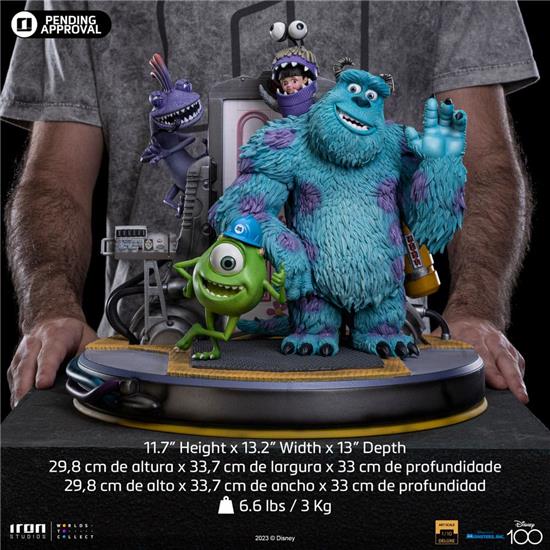 Monsters: James P. Sullivan, Mike Wazowski Deluxe Art Scale Statue 1/10 30 cm