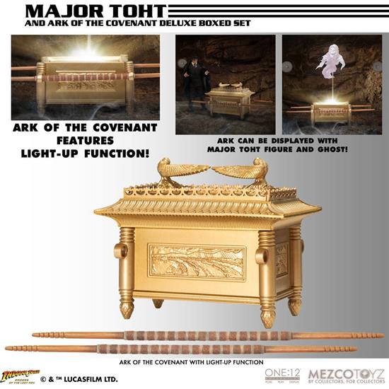 Indiana Jones: Major Toht and Ark of the Covenant Deluxe Boxed Set Action Figure 1/12 16 cm