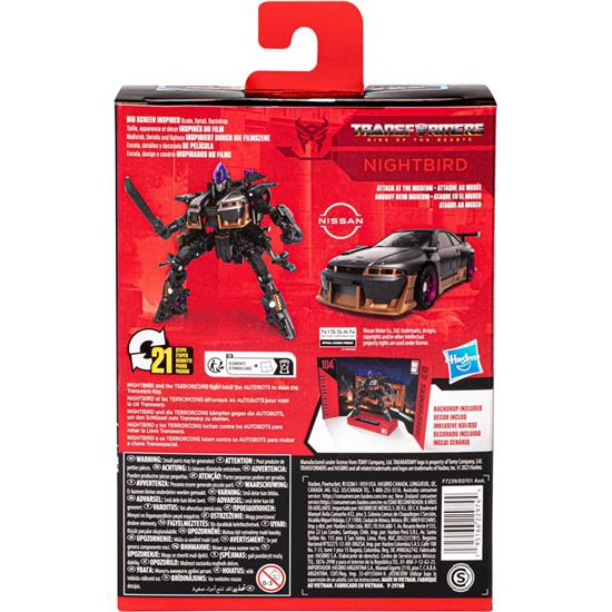 Transformers: 104 Nightbird Generations Studio Series Deluxe Class Action Figure 