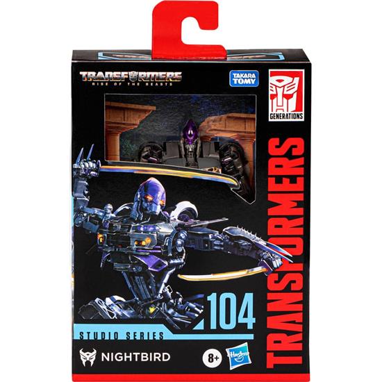 Transformers: 104 Nightbird Generations Studio Series Deluxe Class Action Figure 