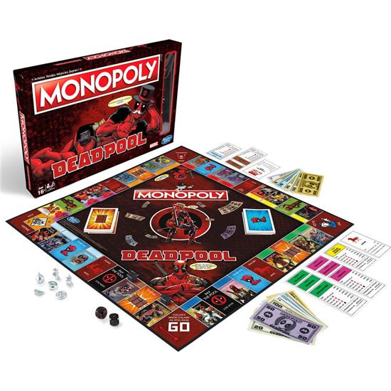Deadpool: Marvel Board Game Monopoly Deadpool Edition *English Version*